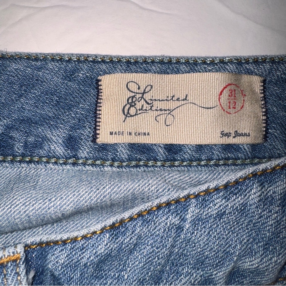 GAP Women's Vintage Low Rise 100% Cotton Flare Jeans, Size 12 - Picture 11 of 12